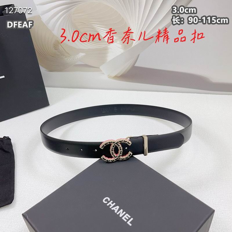 Chanel belt 30mmX90-115cm 8L37